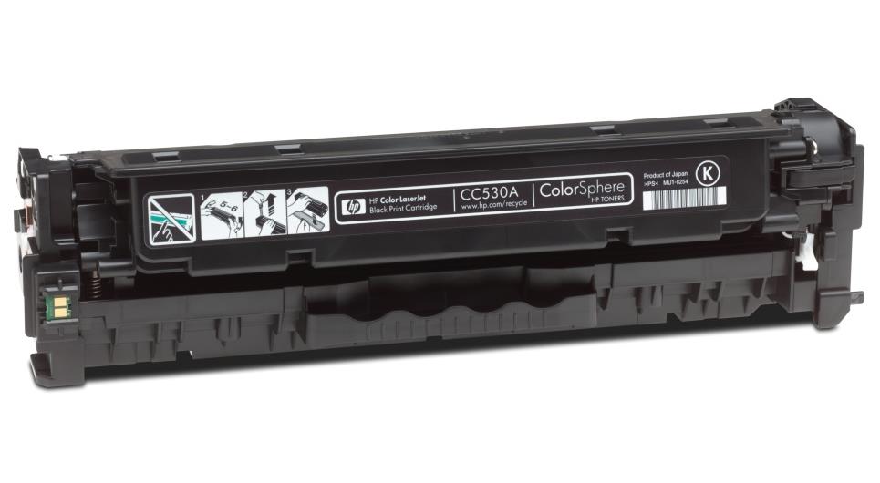 766000 HP CC530A Toner HP CL CC530A sort 